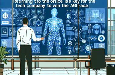 Illustration of Sergey Brin dit que le retour au bureau est la clé pour que Google gagne la course de l'AGI | TechCrunch