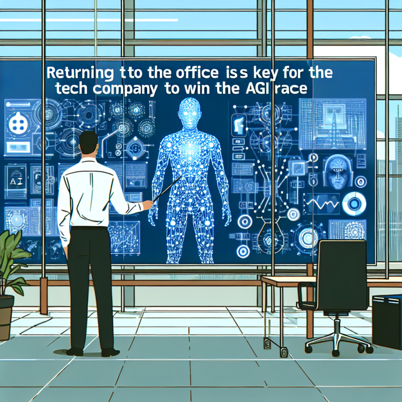 Illustration of Sergey Brin dit que le retour au bureau est la clé pour que Google gagne la course de l'AGI | TechCrunch