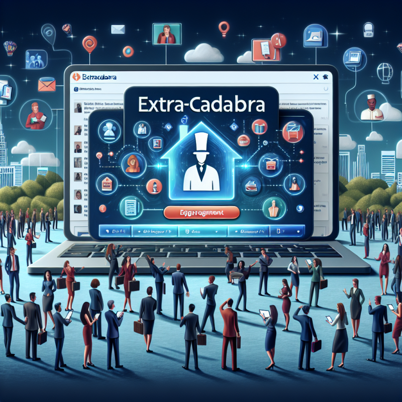 Illustration of Extracadabra, créée en 2015, est une plateforme numérique de recrutement spécialisée dans l'Hôtellerie-Restauration