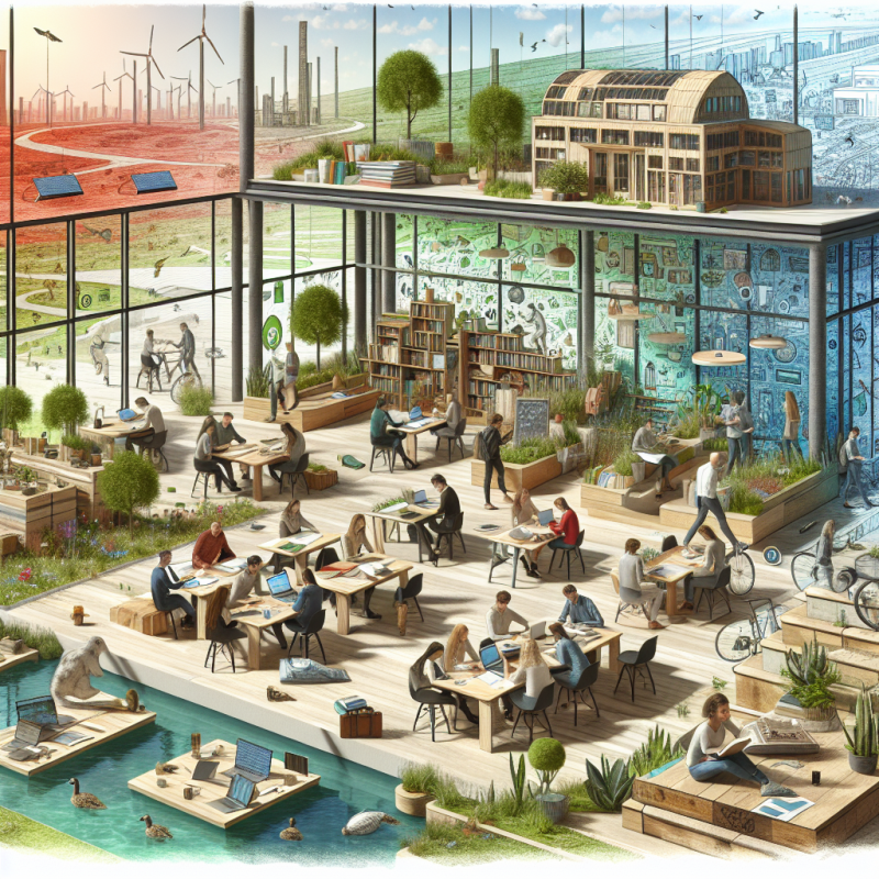 Illustration of Sans formation continue, pas de transition écologique (The Shift Project) - Centre Inffo