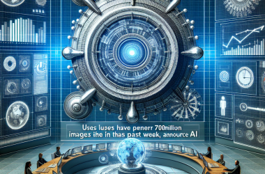 Illustration of 'Les utilisateurs de ChatGPT ont généré plus de 700M d'images depuis la semaine dernière, annonce OpenAI'