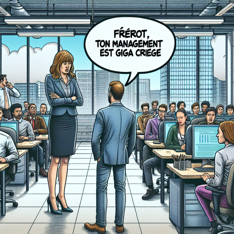 Illustration of Frérot, ton management est giga cringe