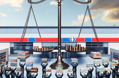 Illustration of Carrefour attaqué par des franchisés, qui demandent un meilleur partage de la valeur
