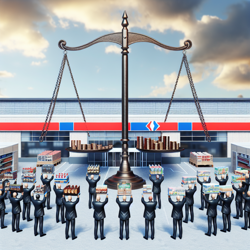 Illustration of Carrefour attaqué par des franchisés, qui demandent un meilleur partage de la valeur