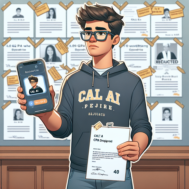 Illustration of L'adolescent avec un GPA de 4.0 qui a créé l'application Cal AI virale a été rejeté par 15 des meilleures universités | TechCrunch