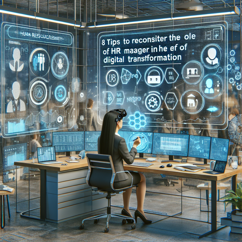 Illustration of 8 conseils pour réenvisager le rôle du DRH à l’heure de la transformation digitale
