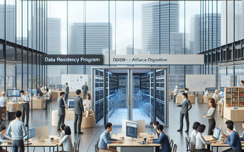 Illustration of OpenAI lance un programme de résidence des données en Asie
