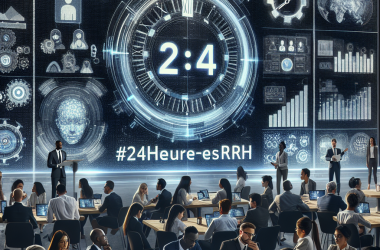 Illustration of #24heuresRH, une journée événement dédiée au Futur du Travail