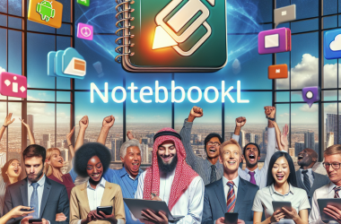 Illustration of Lancement des applications autonomes NotebookLM pour Android et iOS par Google