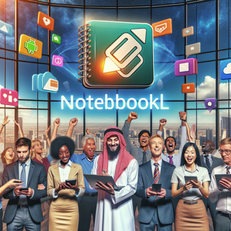 Illustration of Lancement des applications autonomes NotebookLM pour Android et iOS par Google