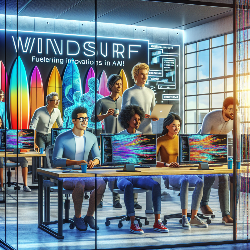 Illustration of La startup de vibe-coding Windsurf lance ses modèles d'IA en interne