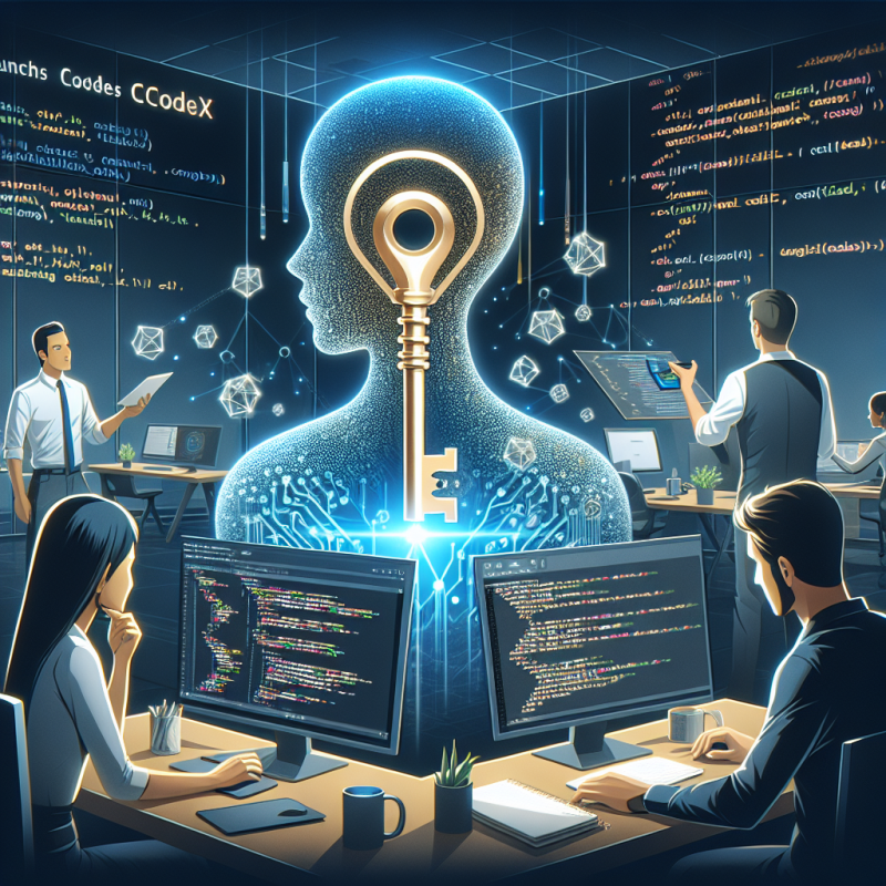 Illustration of OpenAI lance Codex, un agent de codage AI, dans ChatGPT