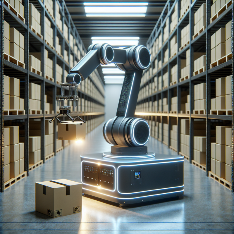 Illustration of Amazon dévoile un robot d'entrepôt capable de ‘toucher’