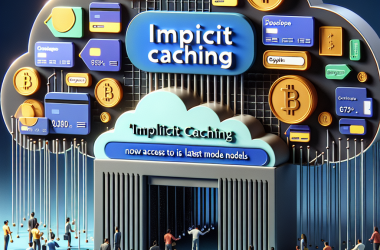 Illustration of Google lance le "caching implicite" pour rendre l'accès à ses derniers modèles IA moins cher