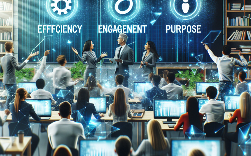 Illustration of Formation : cap sur l’efficacité, l’engagement et le sens - Le Média 100% RH
