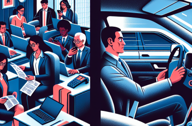 Illustration of "La voiture n'est pas un bureau": pourquoi l'accident de la route est le plus grand risque professionnel