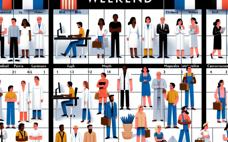 Illustration of Les Français sont-ils plus nombreux à travailler le week-end que leurs voisins?