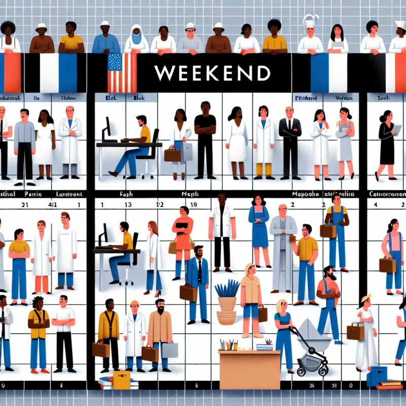 Illustration of Les Français sont-ils plus nombreux à travailler le week-end que leurs voisins?