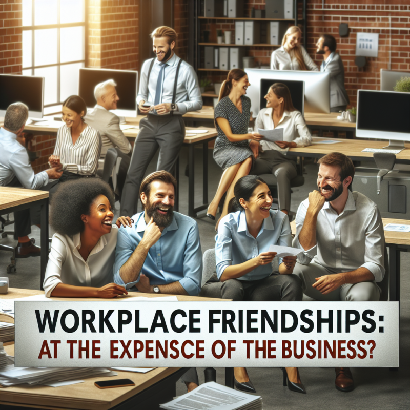 Illustration of Amitiés au travail : au détriment de l’entreprise ?