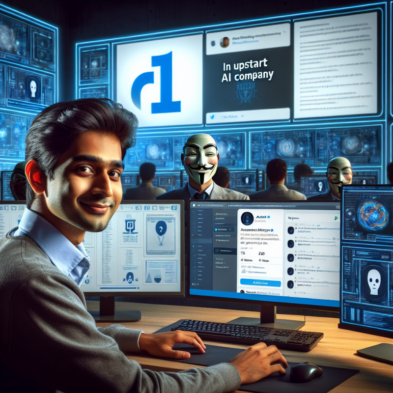 Illustration of Le faux salarié de Twitter ‘Rahul Ligma’ est un véritable ingénieur avec une startup d'IA data utilisée par Harvard