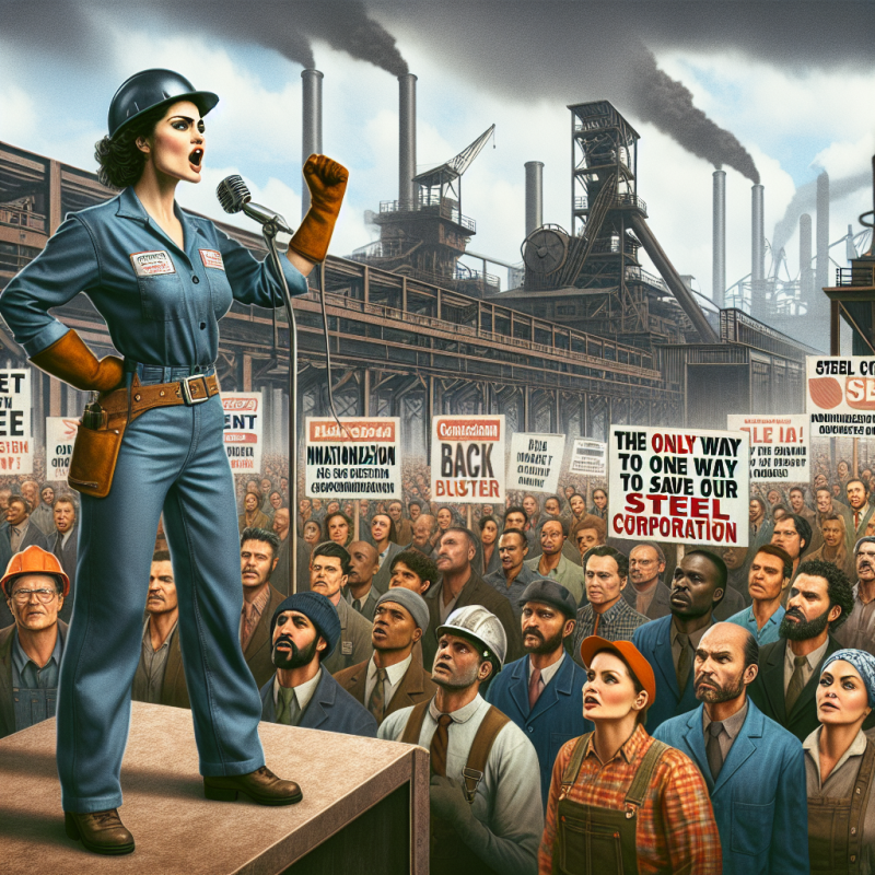 Illustration of "Le seul moyen de sauver notre acier": Sophie Binet (CGT) réclame la nationalisation d'ArcelorMittal