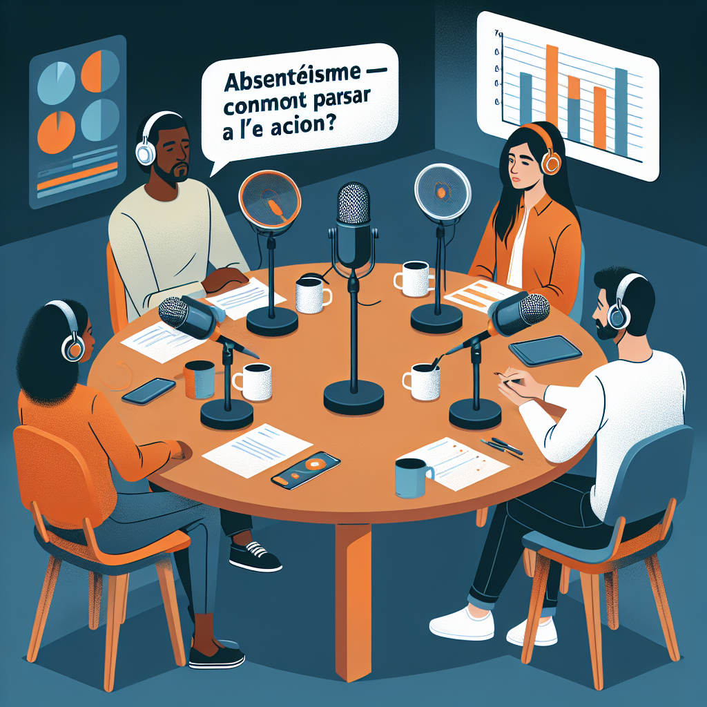 Illustration of [PODCAST] - Absentéisme, comment passer à l’action ?