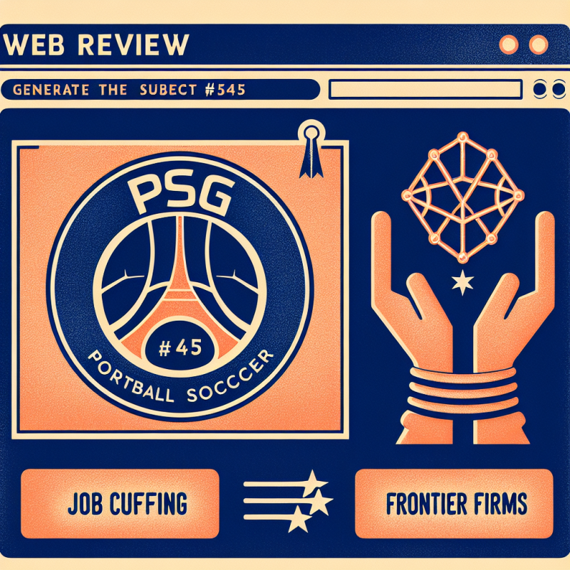 Illustration of Revue du web #545 : PSG, job cuffing et Frontier Firms