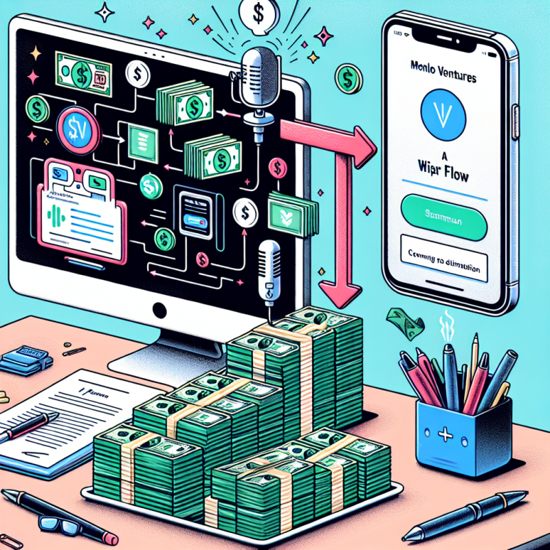 Illustration of Wispr Flow lève 30 millions de dollars auprès de Menlo Ventures pour son application de dictée alimentée par l'IA