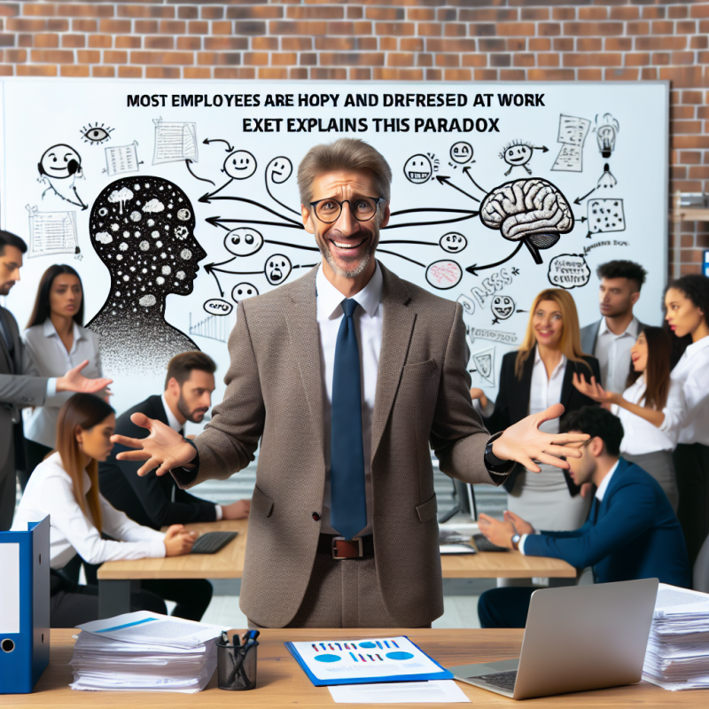 Illustration of La majorité des salariés sont à la fois heureux et en situation de détresse au travail : un expert explique ce paradoxe