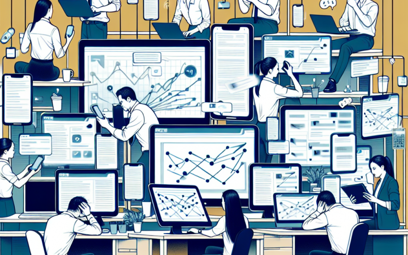 Illustration of Des journées "infinies", des interruptions permanentes... Pourquoi l'hyperconnexion rend les salariés accros au travail