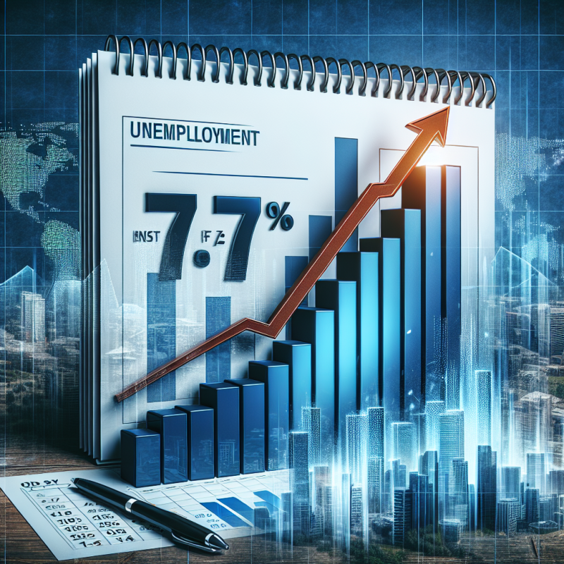 Illustration of L'Insee anticipe une remontée du taux de chômage à 7,7% fin 2025 (au plus haut depuis 4 ans)