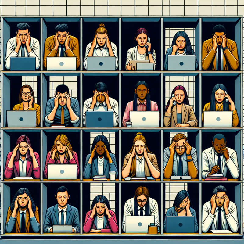 Illustration of Quels salariés sont les plus touchés par la détresse psychologique ?