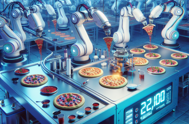 Illustration of XRobotics : des robots de cuisine qui préparent 25 000 pizzas par mois
