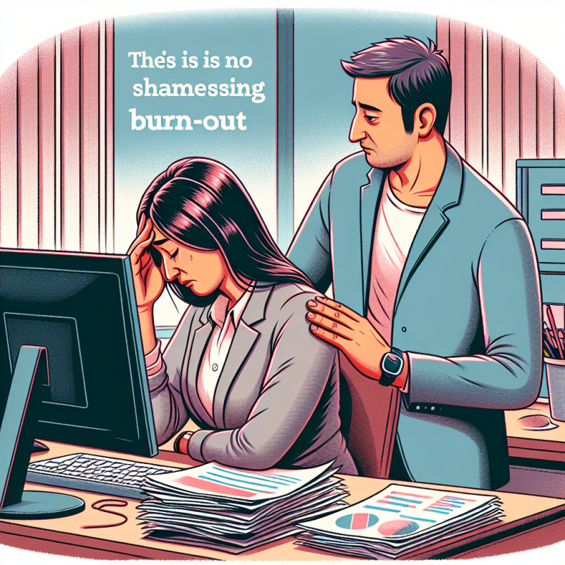 Illustration of “Il n’y a aucune honte à vivre un burn-out”