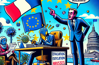 Illustration of La France se fait taper sur les doigts par Bruxelles parce qu'elle ne permet pas aux salariés malades en vacances de reporter leurs congés