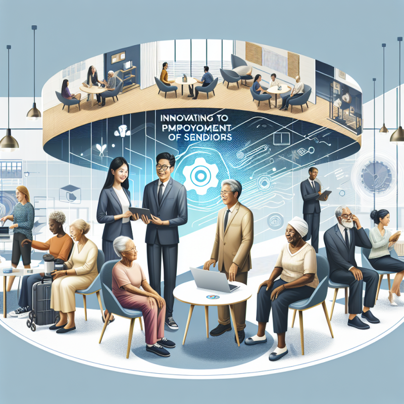 Illustration of Innover pour favoriser l’emploi des seniors - Centre Inffo