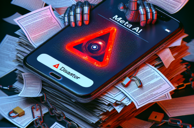 Illustration of L'application Meta AI est un désastre en matière de confidentialité