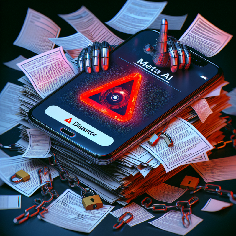Illustration of L'application Meta AI est un désastre en matière de confidentialité