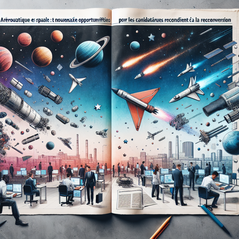 Illustration of Aéronautique et spatial : de nombreuses opportunités pour les candidats à la reconversion - Centre Inffo