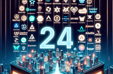 Illustration of Ici sont les 24 startups américaines d'IA qui ont levé 100 millions de dollars ou plus en 2025