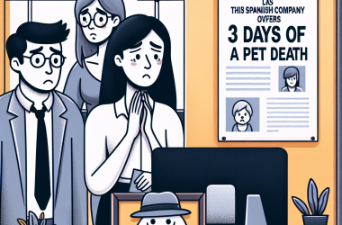 Illustration of Cette entreprise espagnole offre 3 jours de congés en cas de décès d'un animal