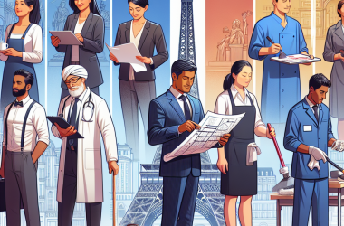 Illustration of "Soit très qualifiées, soit peu qualifiées": chômage, emploi, métiers... Que font les 347.000 personnes immigrées arrivées en France en 2023?