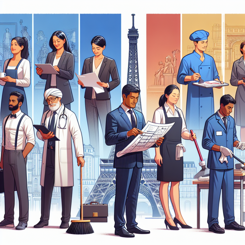 Illustration of "Soit très qualifiées, soit peu qualifiées": chômage, emploi, métiers... Que font les 347.000 personnes immigrées arrivées en France en 2023?