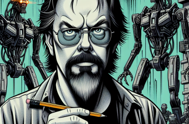 Illustration of Le dessinateur Paul Pope s'inquiète davantage des robots tueur que du plagiat par IA
