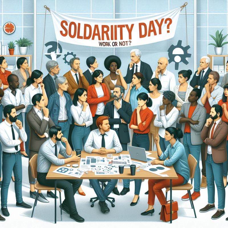 Illustration of Journée de solidarité : les salariés sont-ils obligés de travailler ?