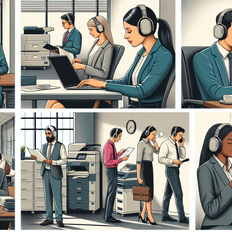 Illustration of Bruit au travail : comment gérer ce stress supplémentaire ?