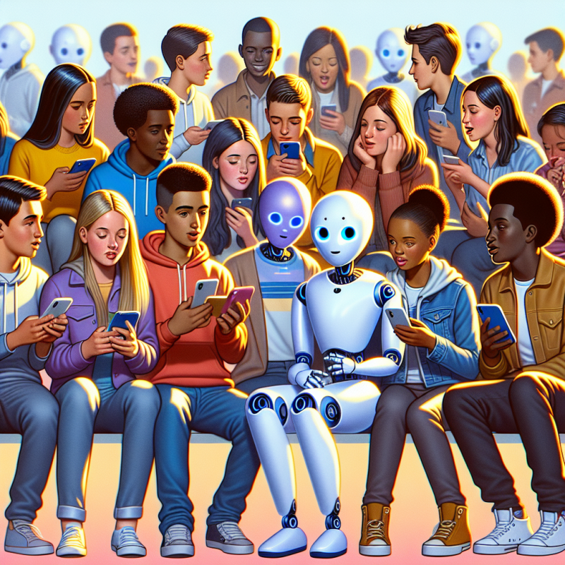 Illustration of 72% des adolescents américains ont utilisé des compagnons IA, selon une étude