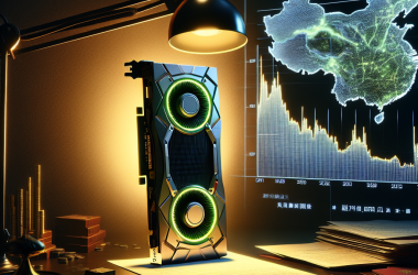 Illustration of Nvidia prêt à reprendre la vente de ses puces en Chine après des mois de retournements réglementaires