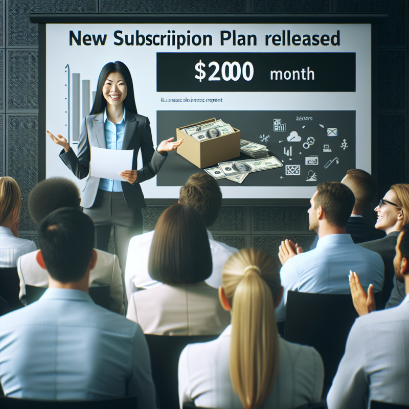 Illustration of Lancement d'un plan d'abonnement à 200 $ par mois par Perplexity