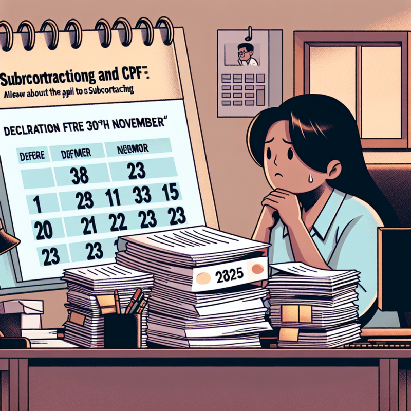 Illustration of Sous-traitance et CPF : déclaration avant le 30 novembre 2025 du recours à la sous-traitance en 2024 - Centre Inffo